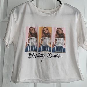 Cropped Brittany Spears shirt